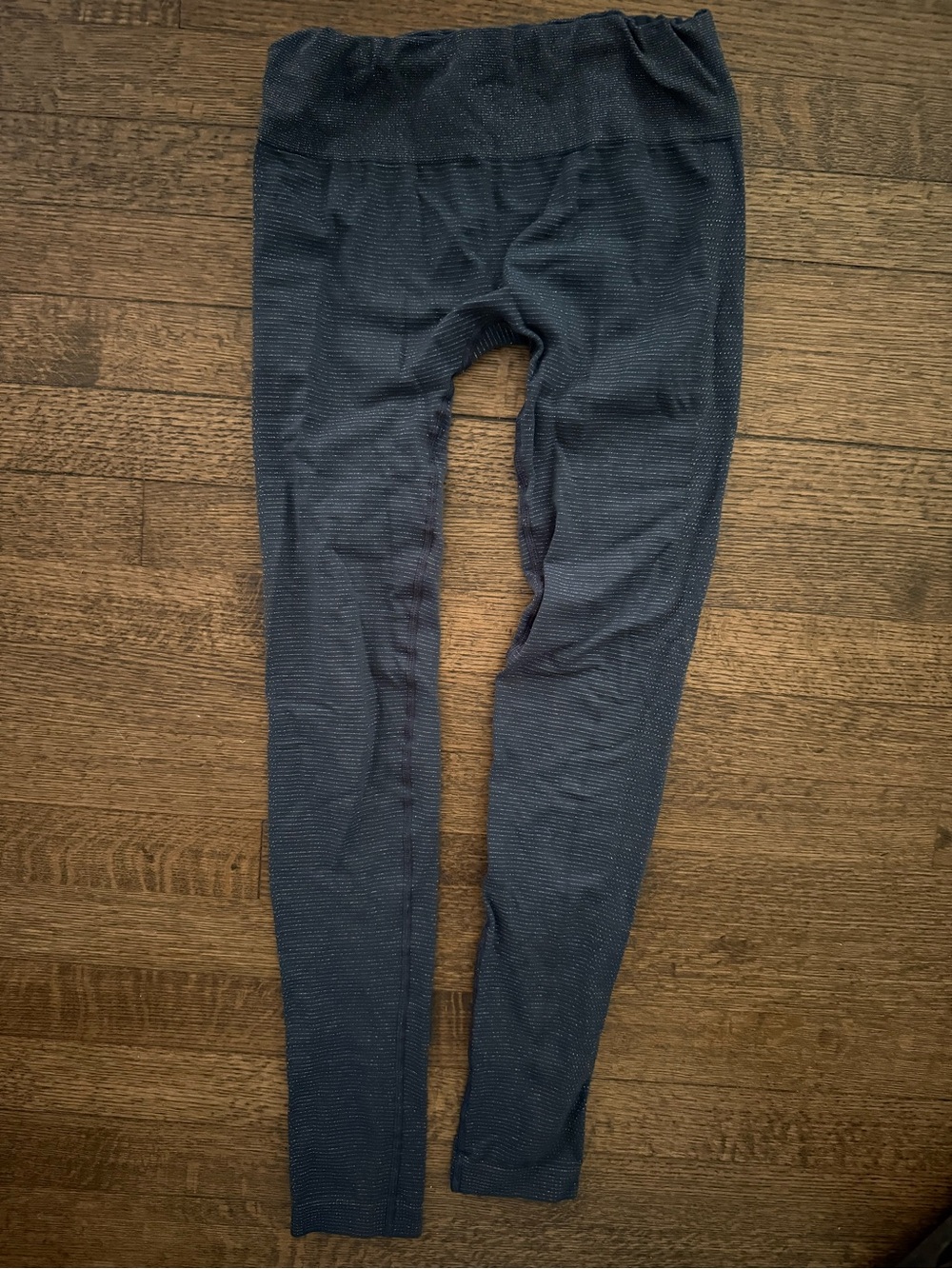Athleta Dark Navy shimmer Leggings
